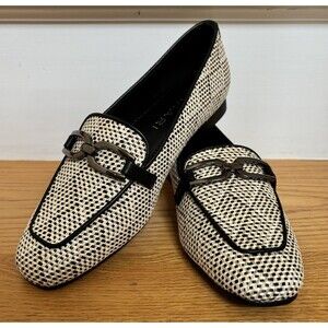 TAHARI WOMEN'S SHOES SIEZ 7 ROYAL MOCASIN LOAFERS SLIP ON VEGAN LEATHER